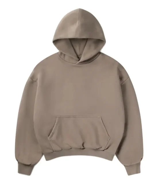 450 GSM Earth Hoodie oversized fit front view – custom manufacturer