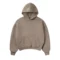 450 GSM Earth Hoodie oversized fit front view – custom manufacturer