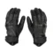 Black leather riding gloves palm view pair