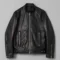 Golden-Garb-Wear-black-sheep-leather-single-rider-jacket-front-view