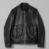Golden-Garb-Wear-black-sheep-leather-single-rider-jacket-front-view