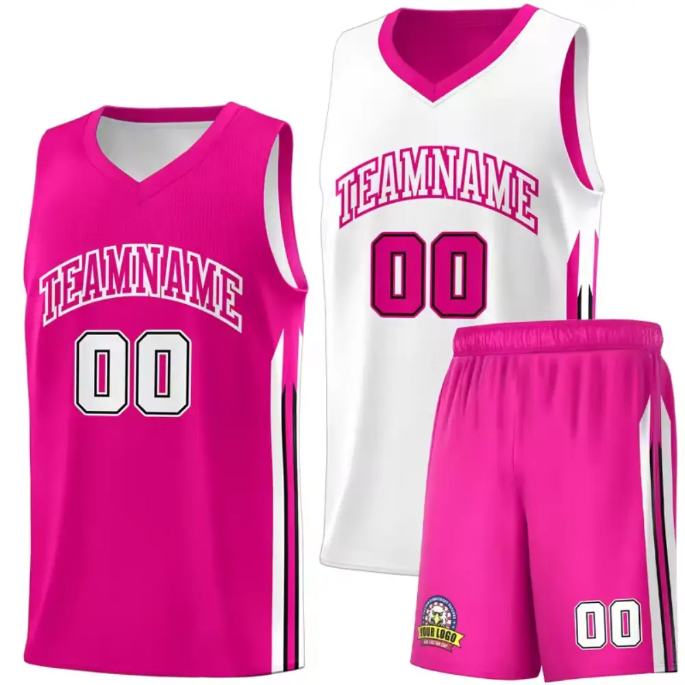 Basketball-shorts-with-side-stripe-and-custom-team-logo-placement