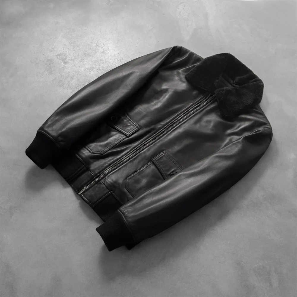 1_Black_Leather_Bomber_Jacket_1