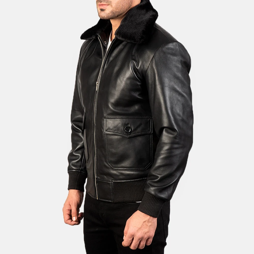 1_Black_White_Leather_Bomber_Jacket