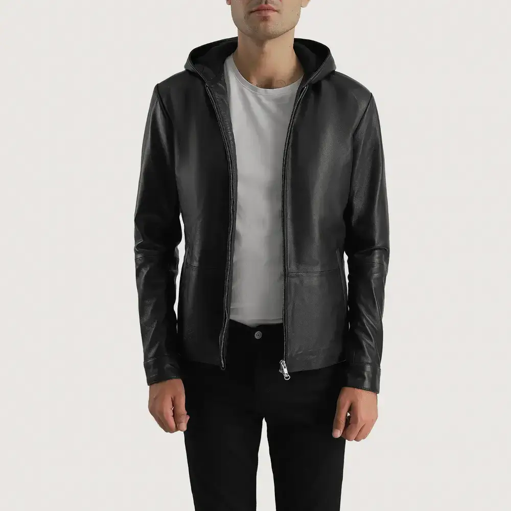 andy-matte-black-hooded-leather-jacket-hood-detail.webp