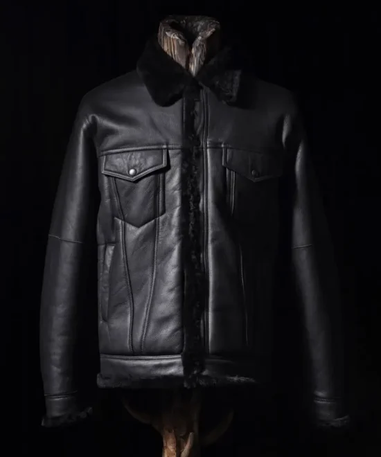 Golden-Garb-Frontier-Shearling-Leather-Jacket-–-back-view